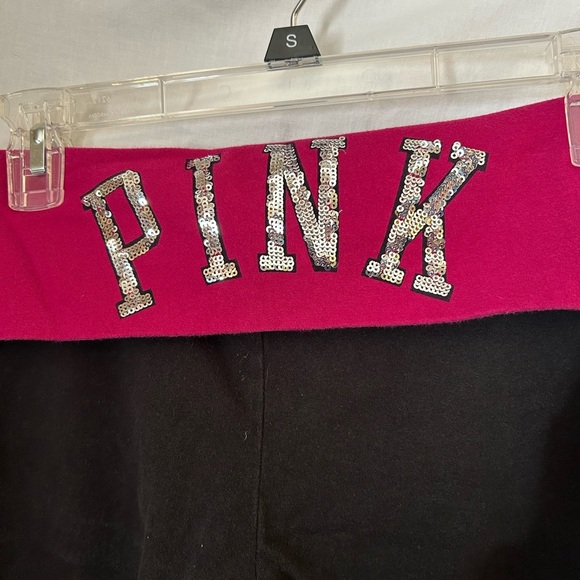 Victoria's Secret Yoga Black Leggings Sleek Full-Length - Picture 2 of 7